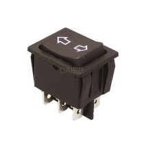 INTER (ON)OFF(ON)PLASTIC NOIR CARRE MONTE/DESCENDRE